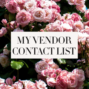My-Vendor-Contact-List-Tool