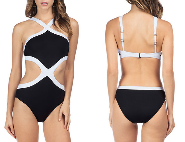 Kenneth Cole New York Got The Beat Cutout One-piece Swimsuit