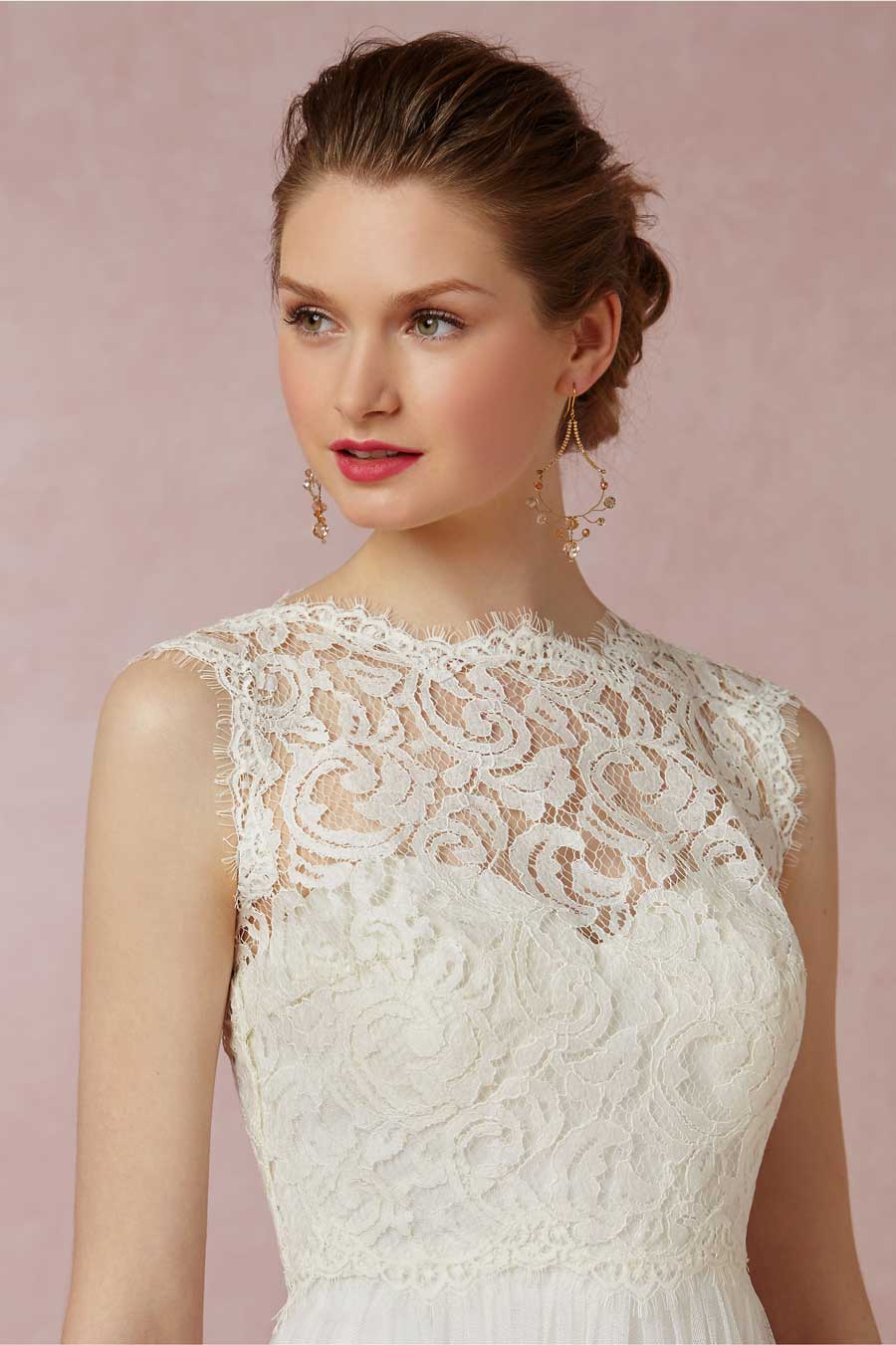 pink cover up wedding