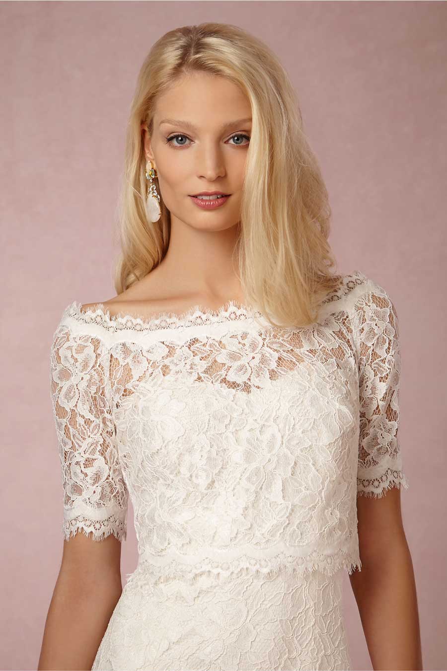 pink cover up wedding
