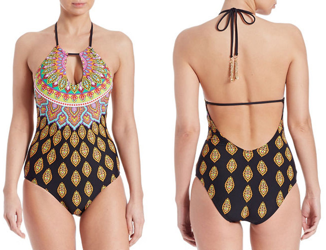 TRINA TURK Moroccan Medallion One-Piece Swimsuit